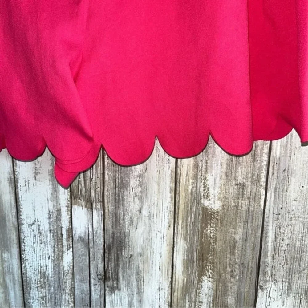 ASOS Pink Scalloped Bottom Shorts Size 8 - Picture 4 of 5